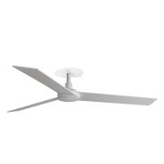 Faro Rudder L - plafondventilator met inbouwrozet - Ø 132 cm - mat wit en essen