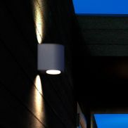 Nordlux Canto 2 - buiten wandverlichting - 8,7 x 10,4 cm - 2 x 6W LED incl. - IP44 - grijs