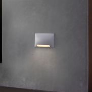 Nova Luce Sub - buiten wandverlichting - 13,5 x 8,5 x 3,5 cm - 5W LED incl. - IP65 - zandwit