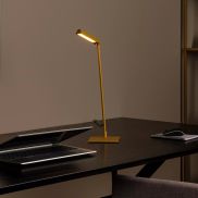 Lucide Lavale - tafellamp - 27,2 x 13 x 42,3 cm - 3W LED met dimfunctie incl. - okergeel