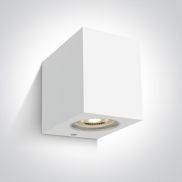 ONE Light GU10 Outdoor Cube Lights - buiten wandverlichting - 7 x 9 x 9 cm - IP65 - wit
