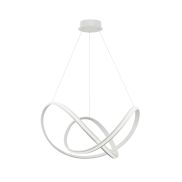 Nova Luce Apus - hanglamp - Ø 70 x 120 cm - 50W dimbare LED incl. - zandwit