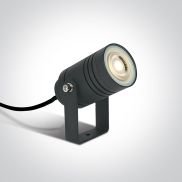 ONE Light GU10 Garden - grondspot op piek - 13,2 x 11,2 cm - IP65 - antraciet