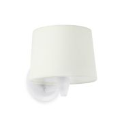 Faro Conga - wandverlichting - 21,5 x 19 x 17,3 cm - mat wit