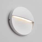Nova Luce Toby - buiten wandverlichting - Ø 11 x 2,2 cm - 3W LED incl. - IP54 - zandwit