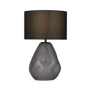 Searchlight Devon - tafellamp - Ø 28 x 45 cm - zwart