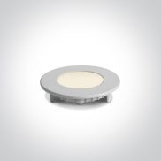 ONE Light Round Recessed Panels CCT V - inbouwspot - Ø 85 mm, Ø 70 mm inbouwmaat - 3W LED incl. - wit - instelbare lichtkleur