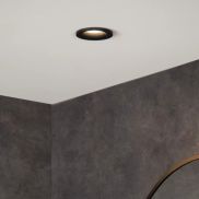 Lucide Ziva - inbouwspot - Ø 84 mm, Ø 75 mm inbouwmaat - IP44 - zwart