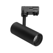 Nova Luce Track - 3-fase railsysteem - Ø 6,1 x 21 cm - 12W LED incl. - zwart - witte lichtkleur
