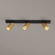 Nova Luce Zelos - opbouwspot 3L - 60 x 13,7 x 6 cm - goud
