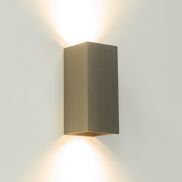 Artdelight Dante - wandverlichting - 6,7 x 6,7 x 15,4 cm - licht brons