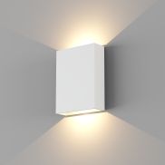 Artdelight Memphis - wandlamp - 4 x 12 x 16 cm - 6W dimbare LED incl. - IP65 - wit