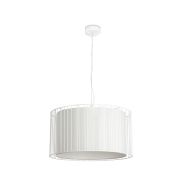 Faro Linda - hanglamp - Ø 50 x 27 cm - mat wit