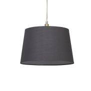 Searchlight Clyde Tapered Shade - lampenkap - Ø 30 x 19 cm - antraciet
