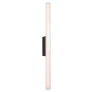 Maxlight Fayette - opbouw wandlamp - 12 x 6 x 91 cm - 18W LED incl. - IP44 - zwart