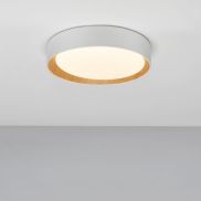 Nova Luce Stake - plafondlamp - Ø 35 x 7 cm - 30W dimbare LED incl. - zandwit