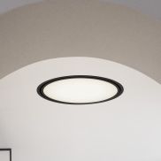 Nova Luce Perfect Profile Trimless - inbouwspot - Ø 640 mm, 670 mm inbouwmaat - 40W dimbare LED incl. - 3000K - zwart