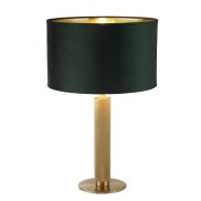 Searchlight London - tafellamp - Ø 40 x 63 cm - groen en goud