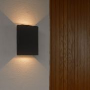 Nordlux Fold 10 - buiten wandverlichting - 10,6 x 14,9 x 4,5 cm - 2 x 3,75W LED incl. - IP54 - zwart
