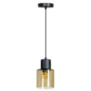 ETH Sledge Glass - hanglamp - Ø 12 x 218 cm - groen