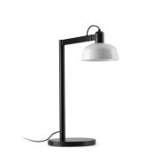 Faro Tatawin - tafellamp - 25 x 45,4 x 57,5 cm - satijnzwart en glanswit