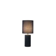 Searchlight Groove - tafellamp - Ø 22 x 51 cm - marineblauw