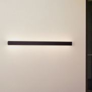 Nova Luce Path - buiten wandverlichting - 4,7 x 100 x 6 cm - 19W LED incl. - IP65 - zandzwart
