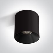 ONE Light Wall & Ceiling LED - opbouwspot 1L - Ø 12 x 12 cm - 25W LED incl. - zwart