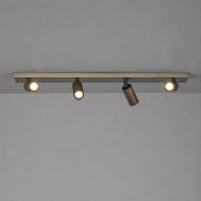 Projectlight Clara - opbouwspot 4L - 64 x 11 x 7 cm - brons