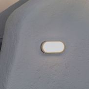 Nova Luce Tiepolo - buiten wandverlichting - 9,8 x 20,8 x 6 cm - 11W LED incl. - IP65 - zandwit