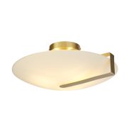 Searchlight Sundial - plafondverlichting - Ø 41 x 16 cm - goud