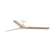 Faro Heywood L - plafondventilator met inbouwrozet - Ø 132 cm - mat wit en den