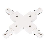 Projectlight - 1-fase railsysteem - X- connector - 18,2 x 18,2 x 1,8 cm - wit