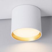Nova Luce Ziaza - plafondlamp - Ø 10 x 8,6 cm - 10W LED incl. - zandwit