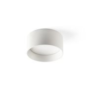 Faro Mizu - plafondlamp - Ø 14 x 7 cm - 15W LED incl. - mat wit