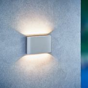 Nordlux Kinver - buiten wandverlichting - 17,5 x 9 x 3 cm - 2 x 6W LED incl. - IP54 - wit