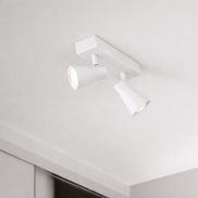 Nova Luce Dublin - opbouwspot 2L - 24,5 x 5,5 x 15 cm - zandwit