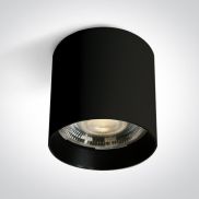 ONE Light PRO Cylinders Range - opbouwspot - Ø 10 x 10 cm - 20W LED incl. - zwart