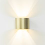 Artdelight Gyro - wandlamp - 9,7 x 13 x 11,2 cm - mat goud