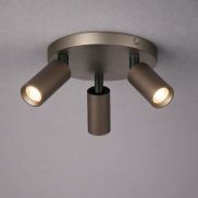Projectlight Clara - opbouwspot 3L - Ø 18 x 10 cm - brons