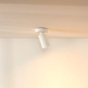 Lucide Xyrus - opbouwspot - 9 x 12,5 x 9 cm - 5W dimbare LED incl. - dim to warm - wit