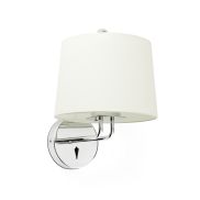 Faro Montreal - wandverlichting - 21,5 x 19 x 32 cm - beige en chroom