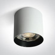 ONE Light PRO Cylinders Range - opbouwspot - Ø 10 x 10 cm - 20W LED incl. - wit