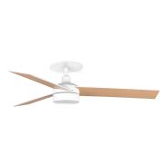 Faro Rudder S - plafondventilator met licht en inbouwrozet - Ø 106 cm - mat wit
