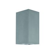Nova Luce Fuento - buiten wandverlichting - 8,6 x 10 x 18 cm - IP65 - grijs