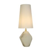 Searchlight Apex - tafellamp - Ø 20 x 56 cm - wit