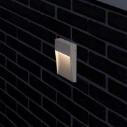 Nova Luce Fem - buiten wandverlichting - Ø 16 x 16 x 2,7 cm - 5W LED incl. - IP54 - zandwit