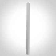 ONE Light Track Lights - hanglamp - 3-fase railsysteem - Ø 3,2 x 60 cm - 8W LED incl. - wit