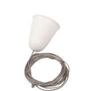 Maxlight - ophangkabel voor 3F-rails - 500 cm - wit