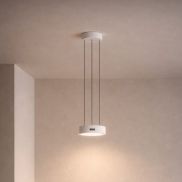 Nova Luce Afi - hanglamp - Ø 20 x 280 cm - 24W dimbare LED incl. - wit